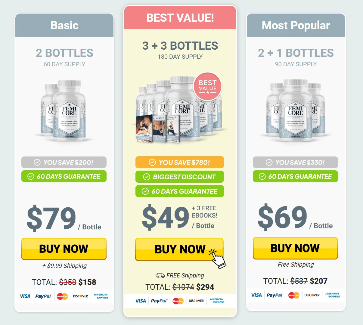  FemiCore Tonic Offer
